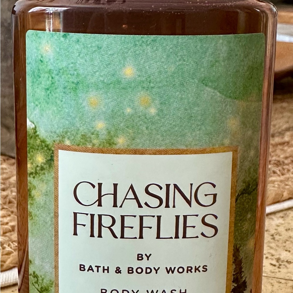 Rare Bath & Body Works CHASING FIREFLIES 4 PC Body Care Gift Bag discontinued - Picture 3 of 7